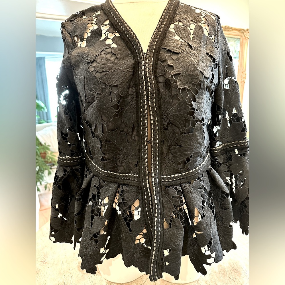 NOSECRETS Milano Black Lace Jacket